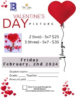 VALENTINE'S PICTURES ARE AVAILABLE